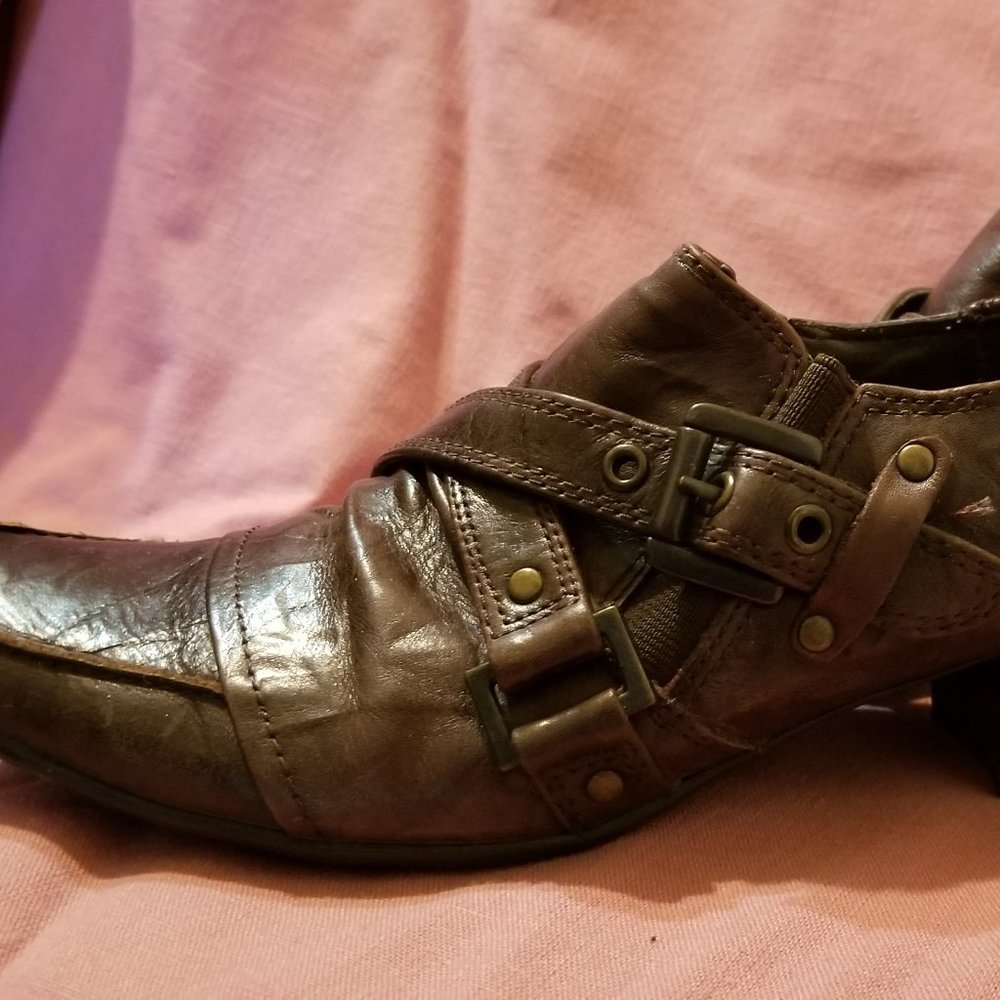 Vintage Steampunk-Style Janet D Shoes Size 7 US